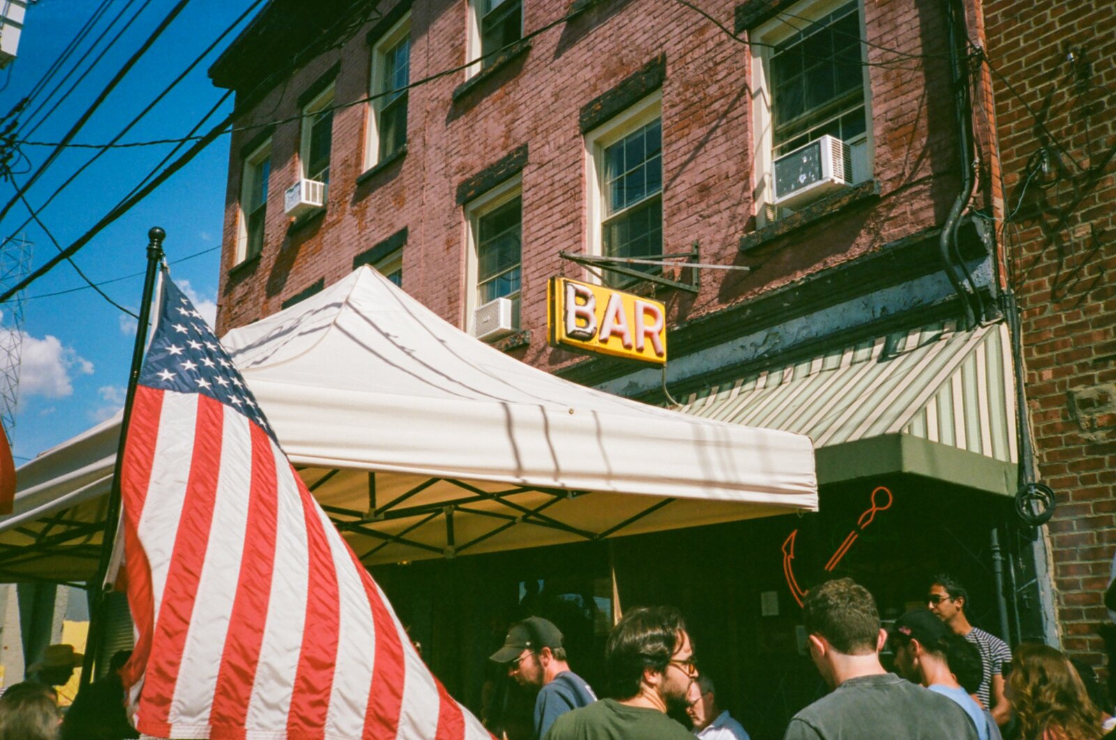 A bar in Red Hook, Brooklyn, NY.